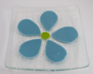 Thumb blue flower dish